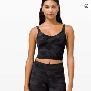 Lululemon Align Tank in Charcoal Camo Size 4